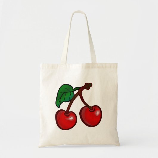Kersen, eten, fruit tote bag (Voorkant)