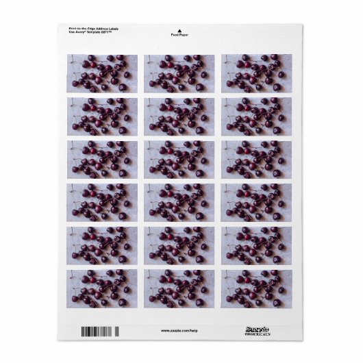 Kersen Etiket (Full Sheet)