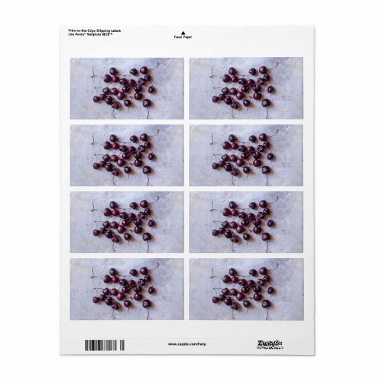 Kersen Etiket (Full Sheet)