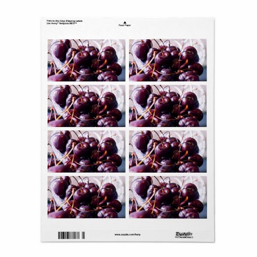 Kersen Etiket (Full Sheet)