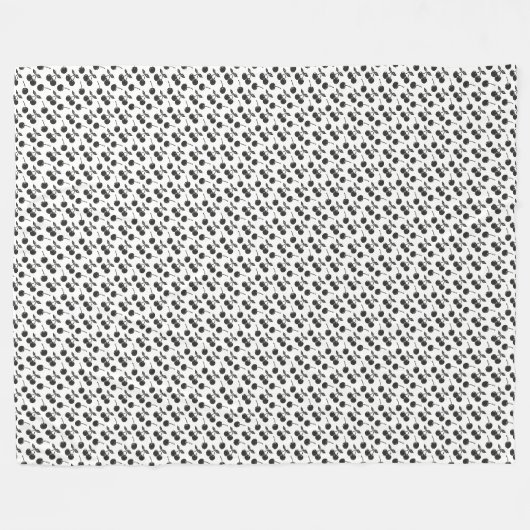 Kersen Fleece Deken (Voorkant (Horizontaal))