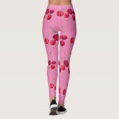 Kersen fruit natuurlijke zoete retro leggings (Achterkant)