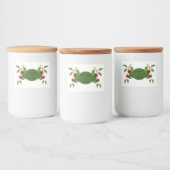 kersen gepersonaliseerd voedselcontainer etiket (Flessen)