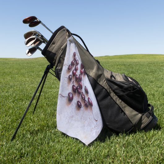 Kersen Golfhanddoek (Groen)