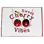 Kersen Grote Gift Bag Groot Cadeauzakje (Voorkant)