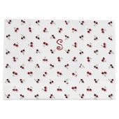 Kersen Grote Gift Bag Groot Cadeauzakje (Achterkant)