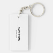 Kersen Gusto Poëzie Sleutelhanger (achterkant)