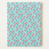Kersen handgeschilderd aquarel roze turquoise planner (Achterkant)