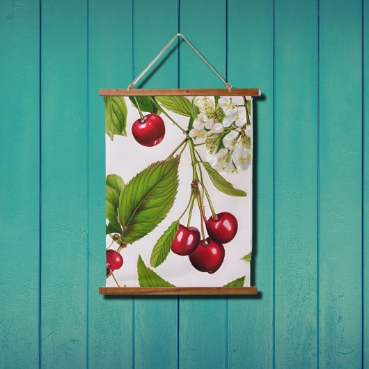  kersen hangend wandkleed
