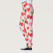 Kersen & Hart Naadloos Patroon Leggings (Links)