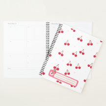 Kersen Harten Notitieboek Schoolplanners voor Meis