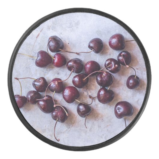 Kersen Hockey Puck (Voorkant)
