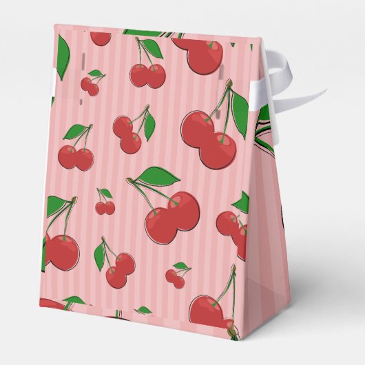 Kersen Illustratie Bedankdoosjes (Achterkant)