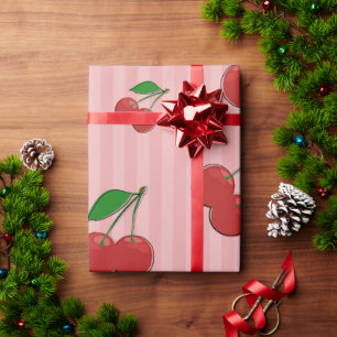 Kersen Illustratie Cadeaupapier