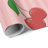 Kersen Illustratie Cadeaupapier (Rol Hoek)
