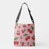 Kersen Illustratie Crossbody Tas (Voorkant)