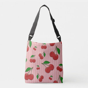 Kersen Illustratie Crossbody Tas