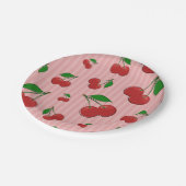 Kersen Illustratie Papieren Bordje (Gekanteld)