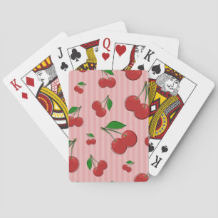 Kersen Illustratie Pokerkaarten
