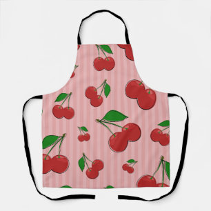 Kersen Illustratie Schort