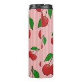 Kersen Illustratie Thermosbeker (Achterkant)