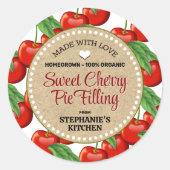 Kersen Inblikken Jar Label (Voorkant)