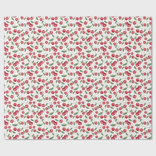 Kersen inpakpapier (Vlak)