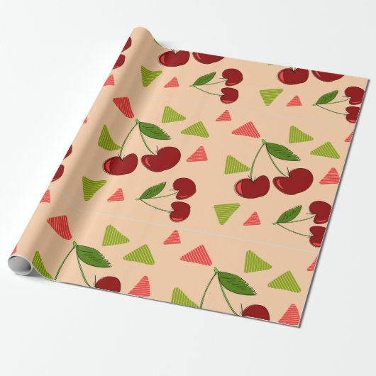 kersen Inpakpapier (Uitgerold)