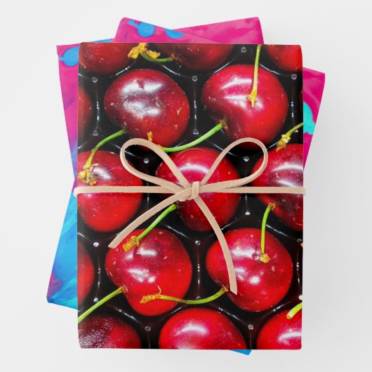 Kersen Inpakpapier Vel (In situ)