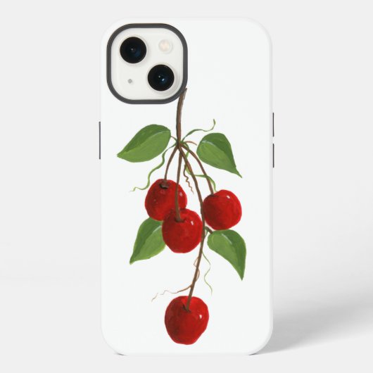 Kersen iPhone hoesje (Achterkant)