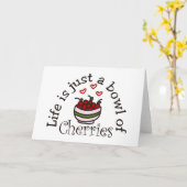 Kersen Kaart (Gele Bloem)
