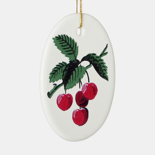 kersen keramisch ornament (Rechts)