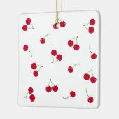 Kersen Keramisch Ornament (Links)