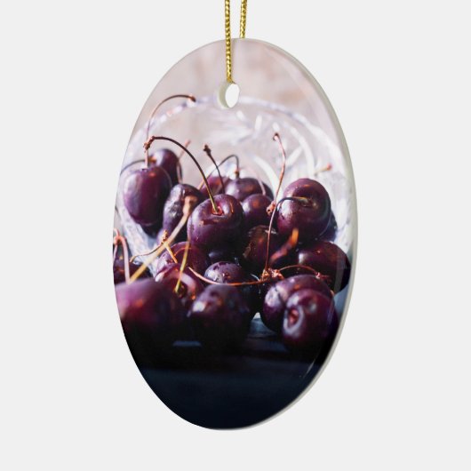 Kersen Keramisch Ornament (Links)