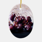 Kersen Keramisch Ornament (Voorkant)