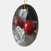 Kersen Keramisch Ornament (Links)