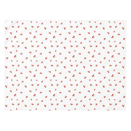 Kersen, kersen, fruitpatroon   tafelkleed (Voorkant (Horizontaal))
