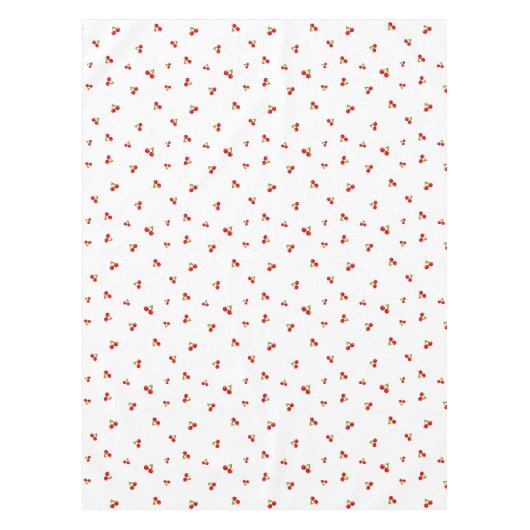 Kersen, kersen, fruitpatroon   tafelkleed (Voorkant)