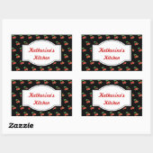 Kersen Keuken Stickers (Vel)