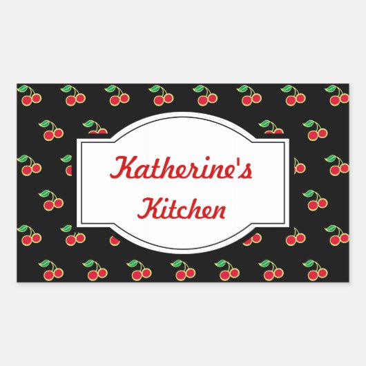 Kersen Keuken Stickers (Voorkant)