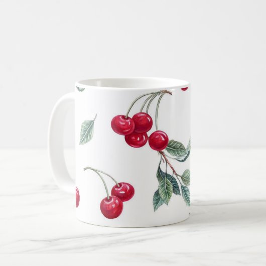Kersen Koffiemok (Voorkant links)