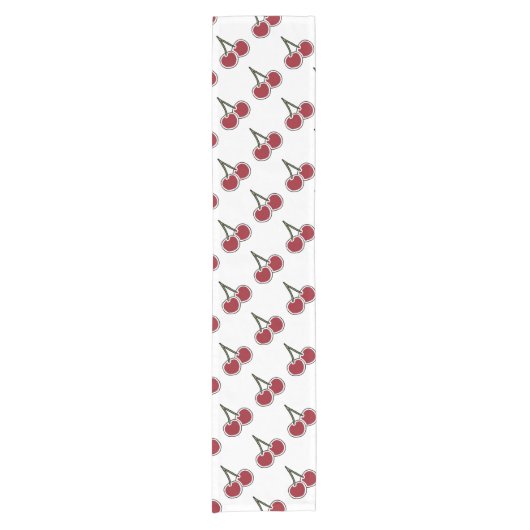 Kersen Korte Tafelloper (Voorkant)