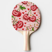 Kersen Kus Ping Pong Bat Tafeltennisbatje (Achterkant)