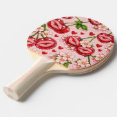 Kersen Kus Ping Pong Bat Tafeltennisbatje (Voorkant Gekanteld)
