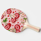 Kersen Kus Ping Pong Bat Tafeltennisbatje (Zijkant)