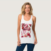 Kersen Kussen Aangename Grafik Tanktop (Volledige Voorkant)