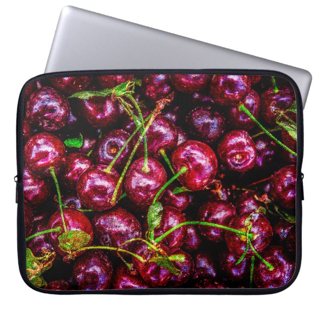 Kersen Laptop Sleeve (Voorkant)