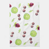 Kersen Limes Aardbeien Theedoek (Verticaal)