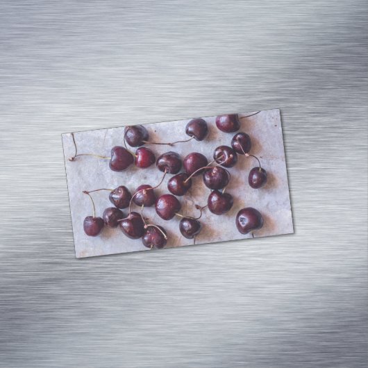 Kersen Magnetisch Visitekaartje (Voorbeeld)