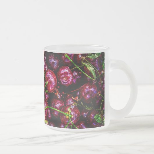 Kersen Matglas Koffiemok (Rechts)
